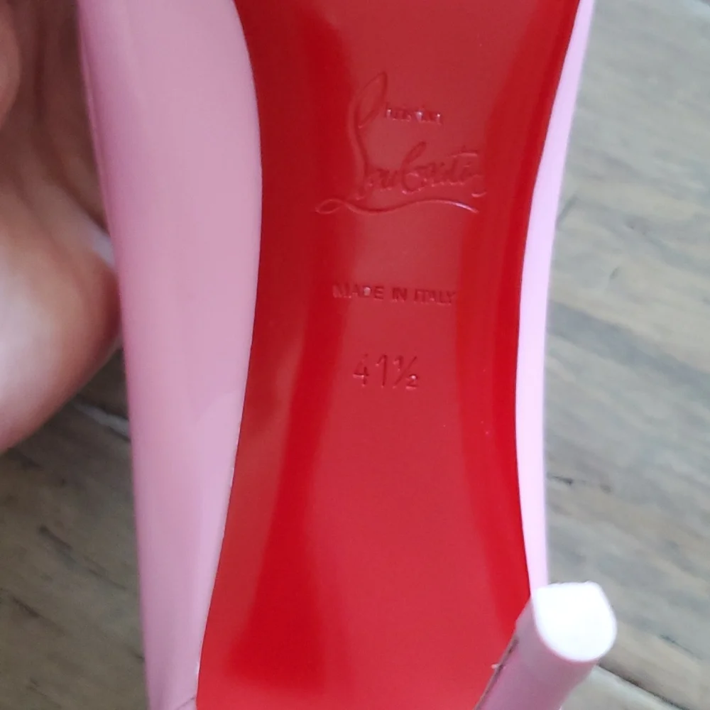 Christian Louboutin sporty kate pink pumps 41.5 Rare - Picture 3 of 6